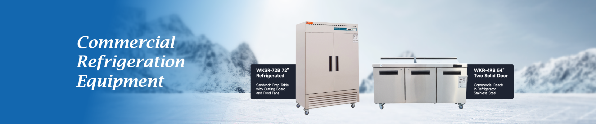 Coldline Commercial Reach-in and Sandwich Prep Refrigerators